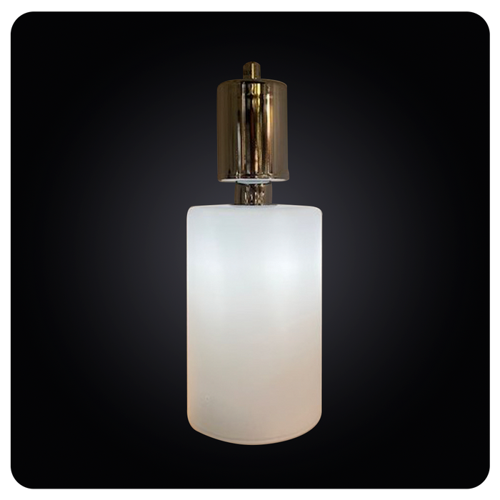 Satin Nickel Opal Cylinder Hanging Lamp 38-DY9013-1PA