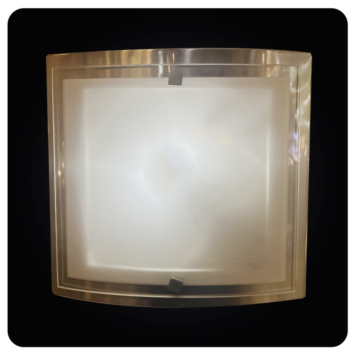 Modern Frosted Glass Square Ceiling Light 40-MT1353C/1C