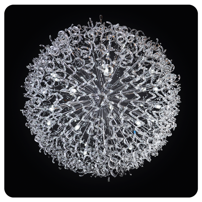 CRYSTAL BALL CHANDELIER