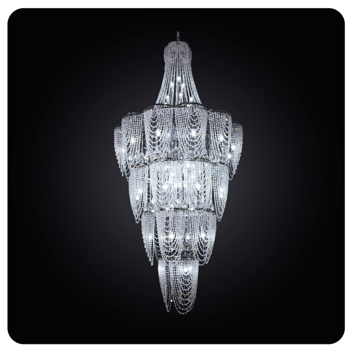 Luxurious Multi-Tiered Crystal Elegance Chandelier 60-TP9374-54