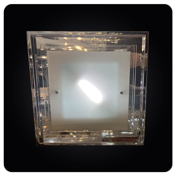 Elegant Crystal Square Ceiling Light Fixture 63-1102-36CR