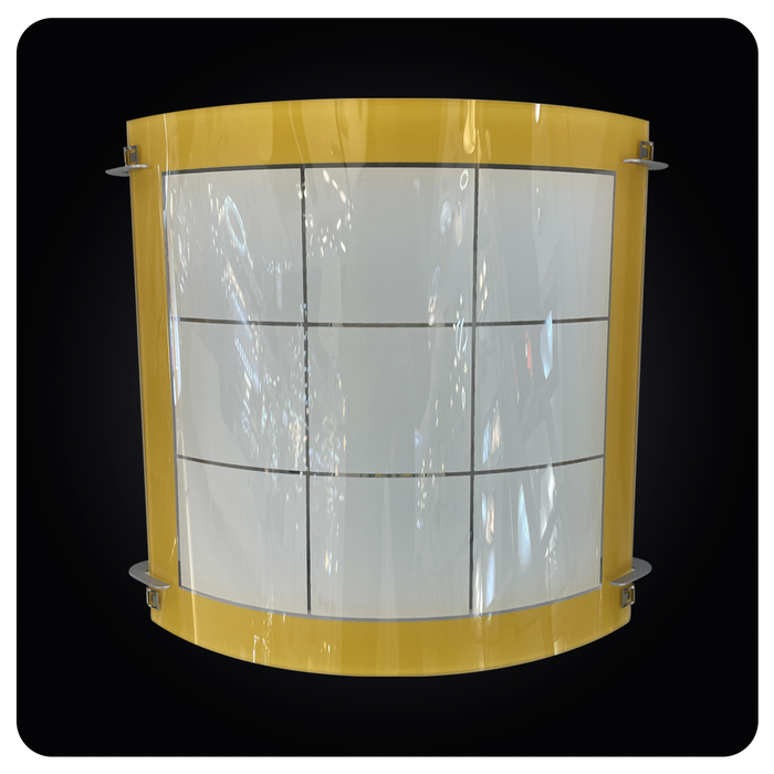 Elegant Yellow Crystal LED Ceiling Light Fixture 63-1169-1BEL