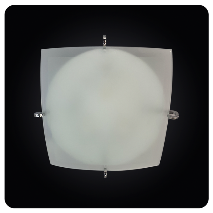 Contemporary White Acrylic Diffuser Ceiling Lamp 63-1193-3BLC