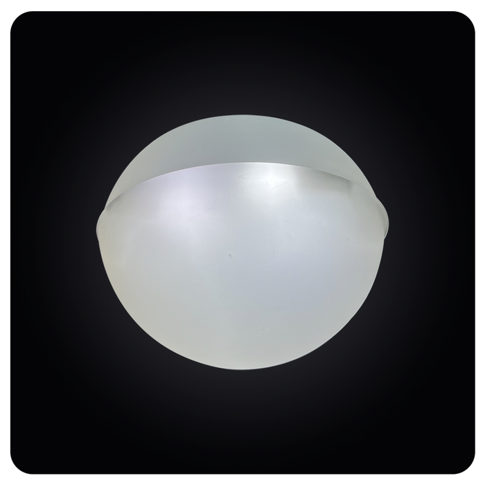 Silver Frosted Glass LED Ceiling Light Fixture  63-1206-42CR