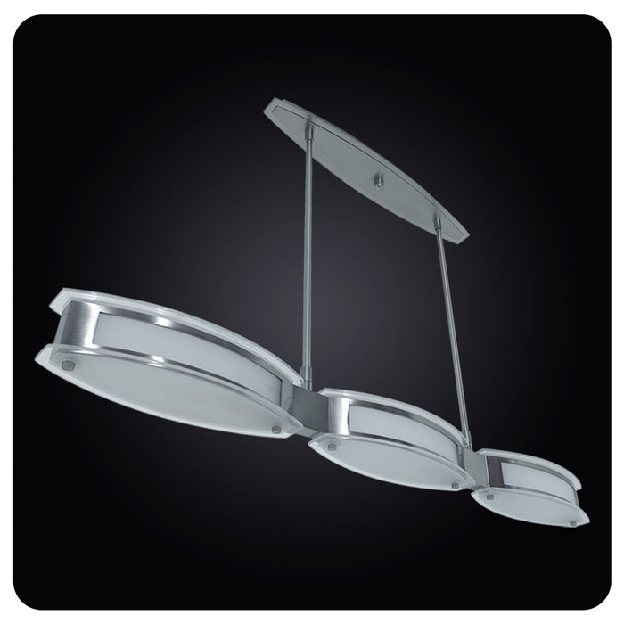 Luxurious Adjustable Chrome Hanging Lamp